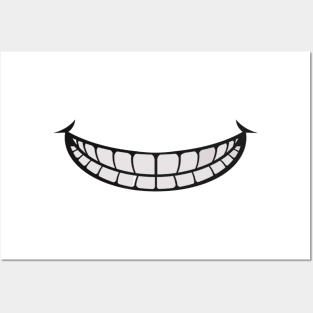 smile mouth Posters and Art